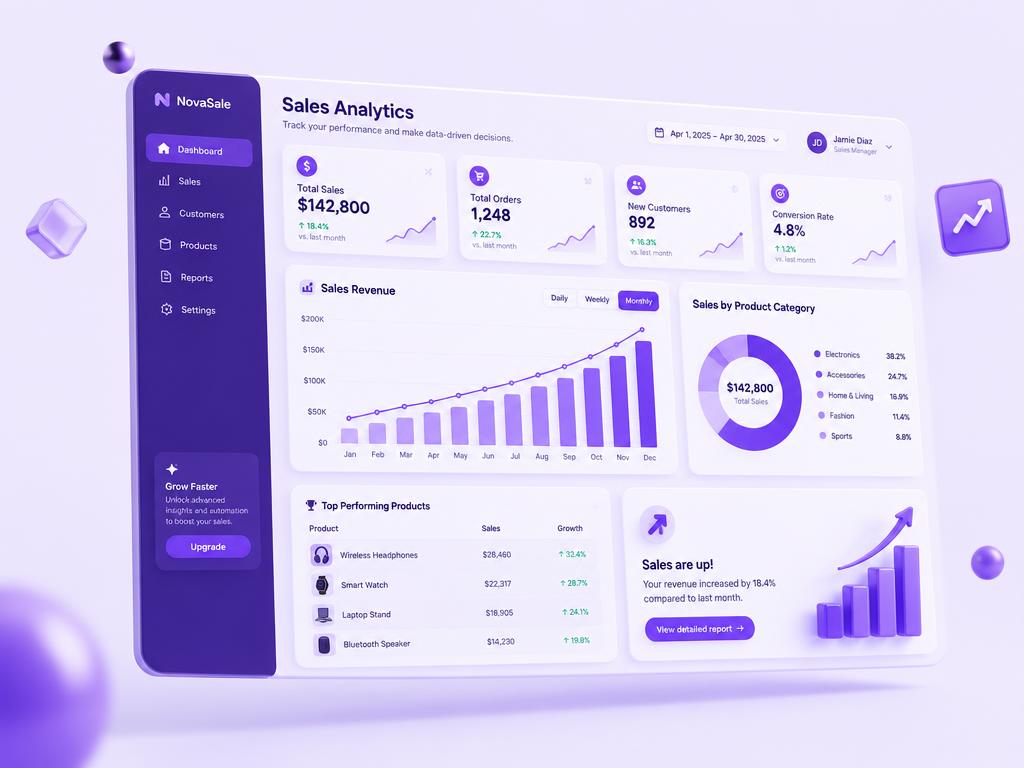 Dashboard sprzedaży
